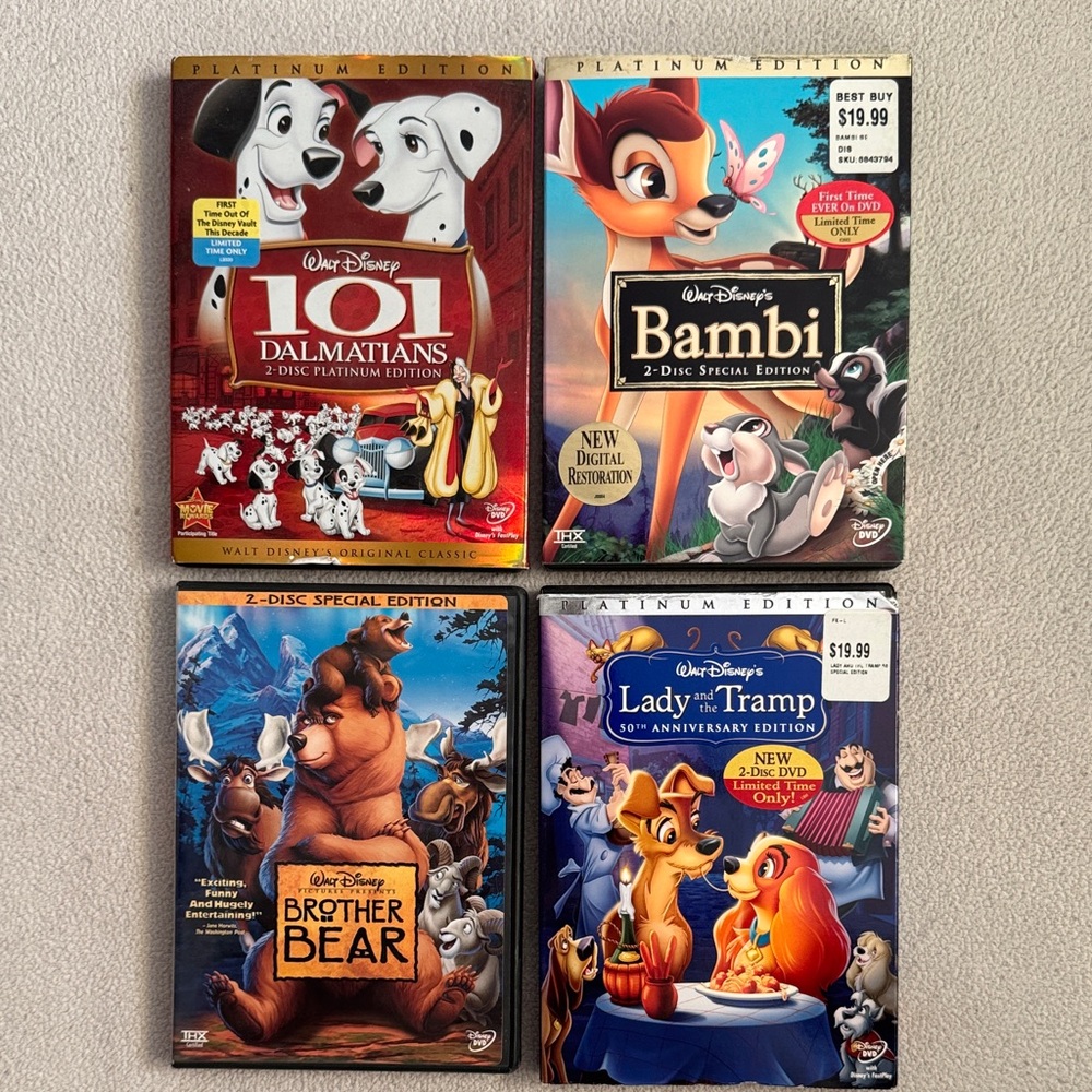 Walt Disney Classics Platinum Edition DVD Collection - Furry Friends